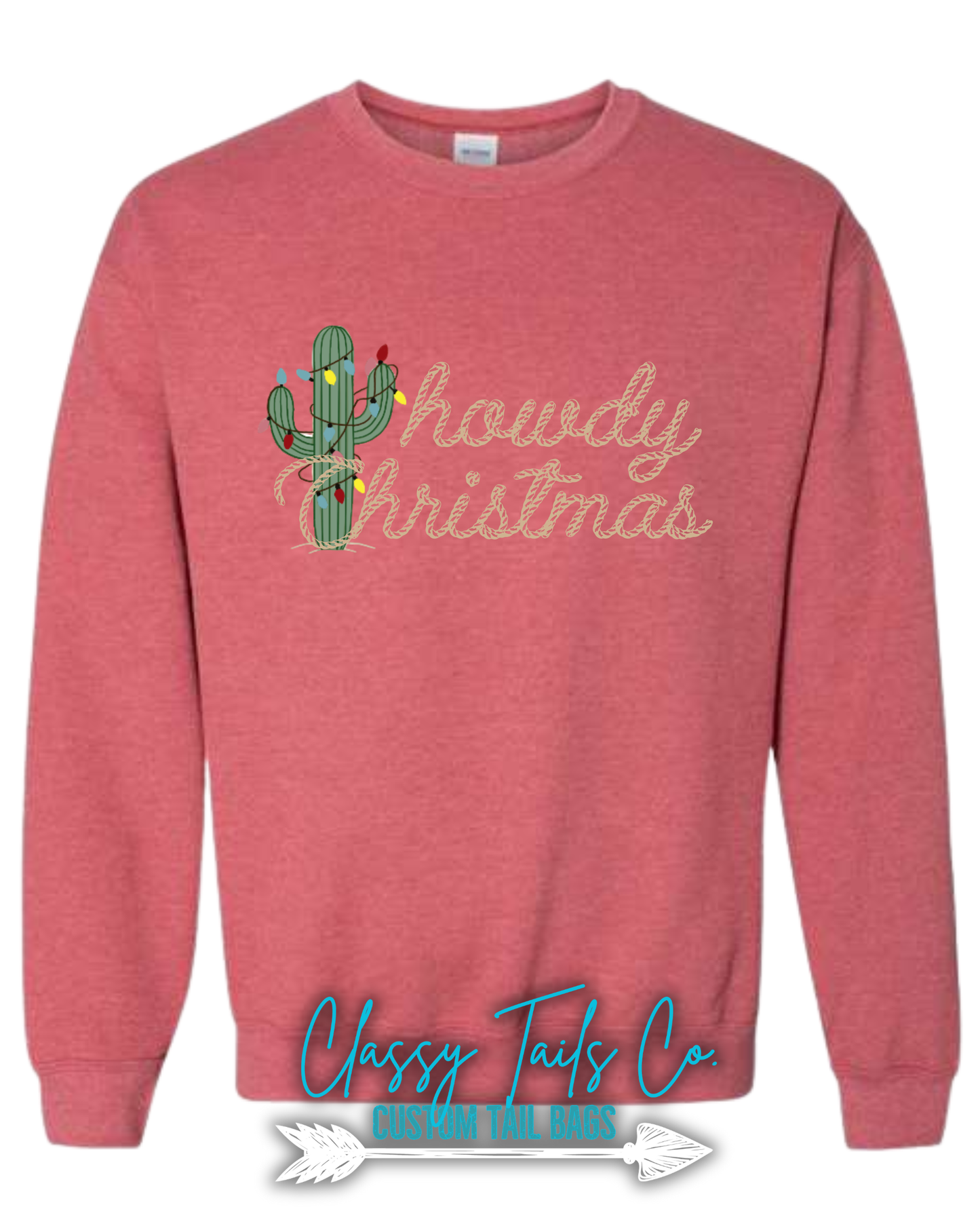 🤠🎄 Howdy Christmas Sweatshirt | Classy Tails Co. Exclusive